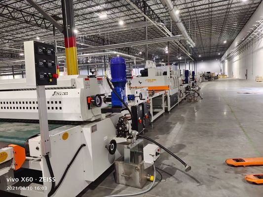 Máquina de recubrimiento UV para madera con laminador de recubrimiento de fusión en caliente